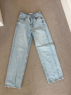 JBD Light Blue High-Rise Wide-Leg Jeans